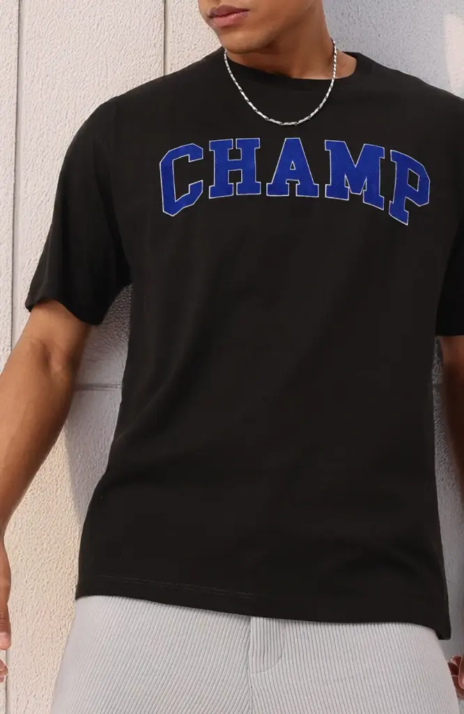  Black T-Shirt – “CHAMP” Edition 