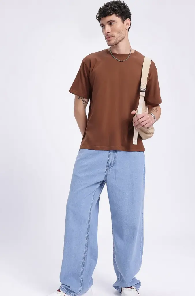  Light Brown Everyday Vibe T-Shirt