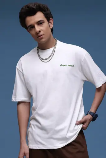 White Mars Oversized T-Shirt
