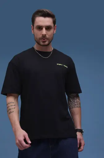 Black Mars Oversized Tee