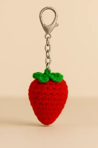 Strawberry Keychain