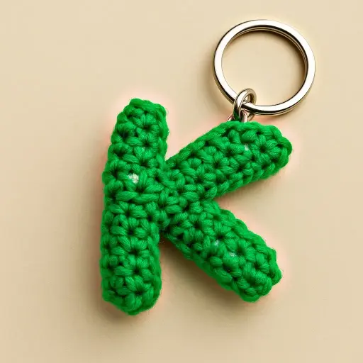 'K' Letter Keychain