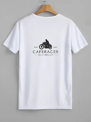 "Cafe Racer" Bike Rider Graphic T-Shirt