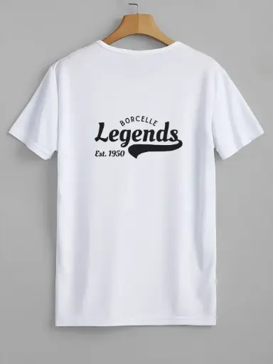White "Legends" Graphic T-Shirt 