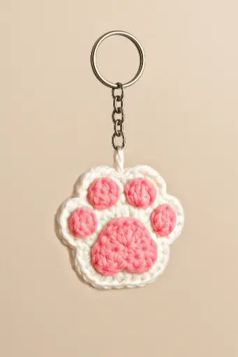 Cat Paw Keychain